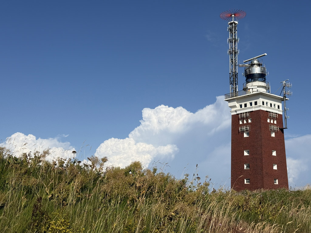 Der Leuchtturm auf Helgoland.