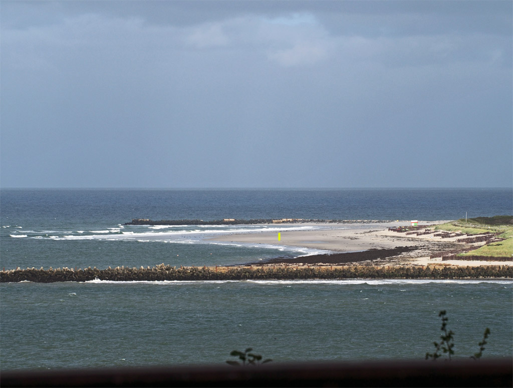 Der Nordstrand der D&uuml;ne 1 Stunde vor Nierigwasser.