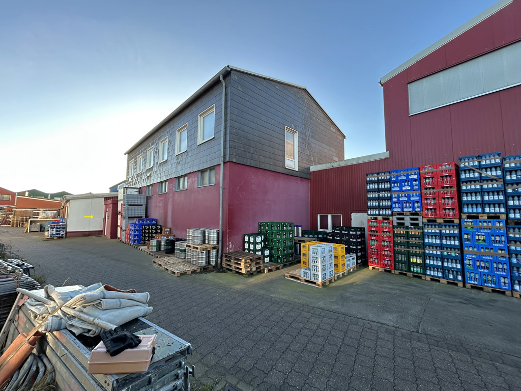 Gro&szlig;handel Amandus Hamel auf Helgoland.