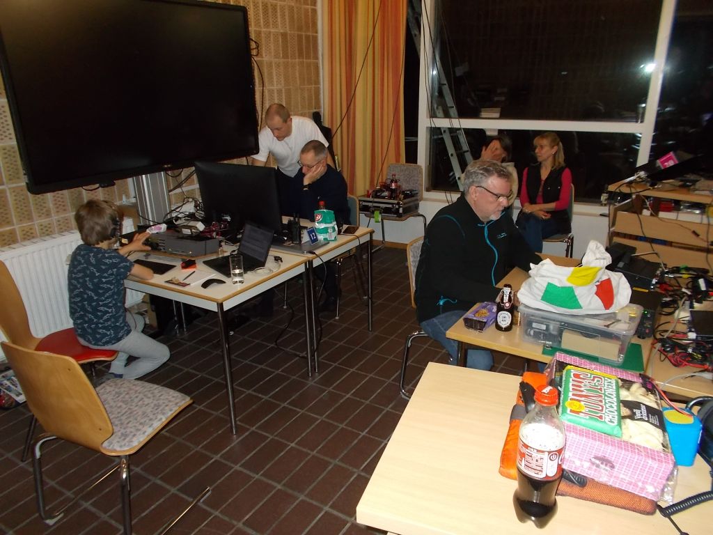 Bilder vom Treffen von Funkamatueren aus Hessen auf Helgoland.